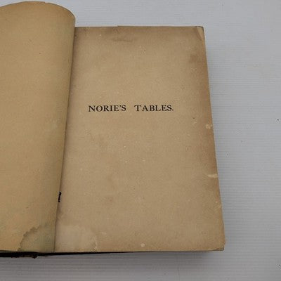 RARE 1952 Norie’s Nautical Tables CAPT R.E PURVIS MBE Royal Navy Provenance WWII by J. W. Norie