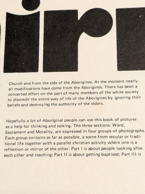 Large Rare Aboriginal Christian Photography, Scarce Kununurra Western Australia by Father Peter Willis S.A.C.