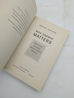 Why Darwin Matters by Michael Shermer (Paperback, 2007) Book Nook 0805083065 by Michael Shermer