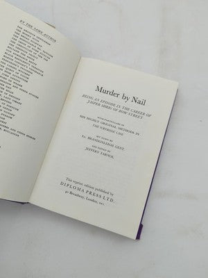 Murder by Nail by Jeffery Farnol (Hardcover, 1974) 18th Century Murder Mystery by Jeffery Farnol
