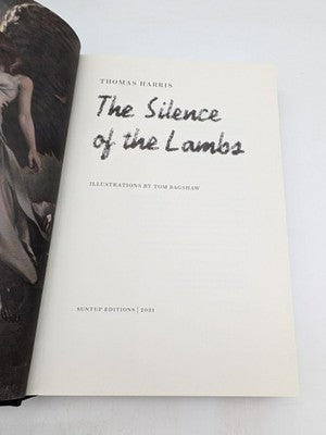 Silence Of The Lambs Suntup Artist Edition Thomas Harris, Slipcase Signed by Thomas Harris