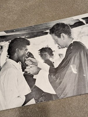 Large Rare Aboriginal Christian Photography, Scarce Kununurra Western Australia by Father Peter Willis S.A.C.