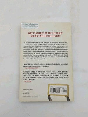Why Darwin Matters by Michael Shermer (Paperback, 2007) Book Nook 0805083065 by Michael Shermer