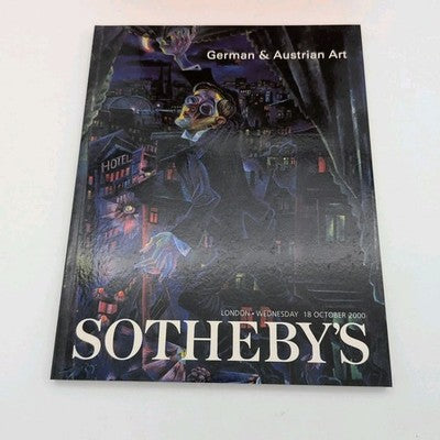 Sotheby's German and Austrian Art Auction Catalog October 18, 2000