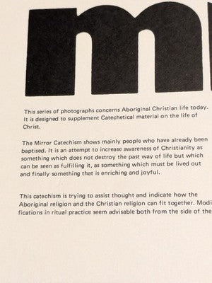 Large Rare Aboriginal Christian Photography, Scarce Kununurra Western Australia by Father Peter Willis S.A.C.