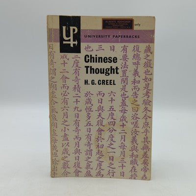 Chinese Thought from Confucius to Mao Tse-tung, Herrlee Glessner Creel 1964 by Herrlee Glessner Creel