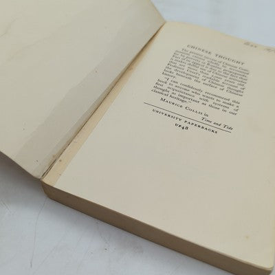 Chinese Thought from Confucius to Mao Tse-tung, Herrlee Glessner Creel 1964 by Herrlee Glessner Creel