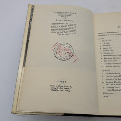 The Forgotten Fleet, John Winton, British Pacific Fleet History 1944-45 by John Winton