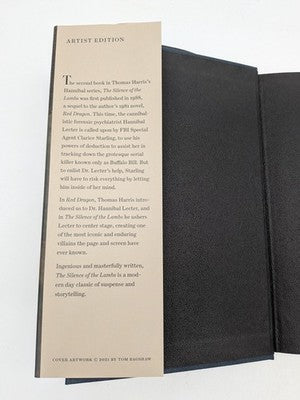 Silence Of The Lambs Suntup Artist Edition Thomas Harris, Slipcase Signed by Thomas Harris