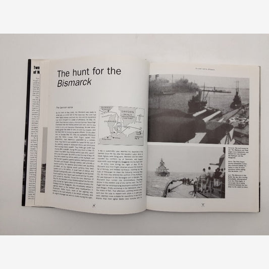2 WWII Naval Battles: Hunt the Bismarck & Battle of Coral Sea (Hardcover 2007) by Chris Henry, Angus Konstam — photo 2