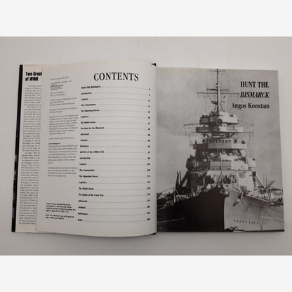 2 WWII Naval Battles: Hunt the Bismarck & Battle of Coral Sea (Hardcover 2007) by Chris Henry, Angus Konstam — photo 5