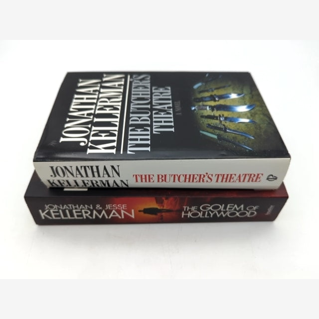 2 x Jonathan Kellerman thriller novels: Butcher's Theatre, Golem of Hollywood by Jonathan Kellerman — photo 5