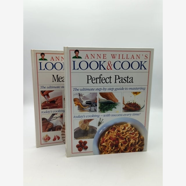 2x Anne Willan Cookbook Bundle Look & Cook, Meat Classics, Hardcover Recipes — photo 6