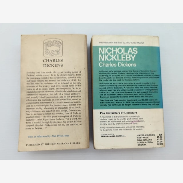 2x Charles Dickens Paperback Bundle: Dombey & Son; Nicholas Nickleby (PAN) — photo 4