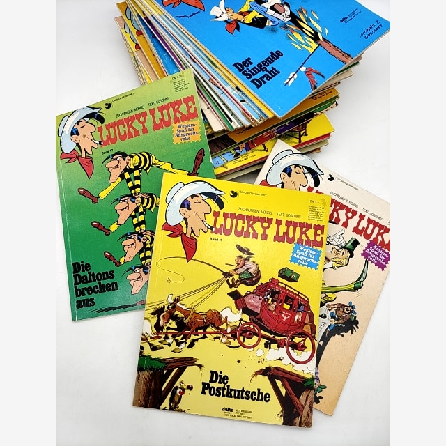 32x Vintage Lucky Luke German Deutsch Lot: Issues 15-40, 47, 48, 50, 52, 61… by Goscinny And Morris — photo 5
