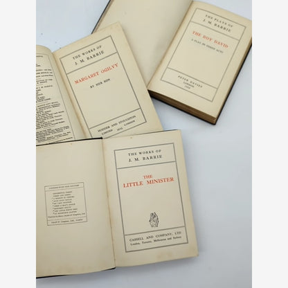 3x J M Barrie Vintage Books: Little Minister; The Boy David; Margaret Ogilvy by J M Barrie — photo 5