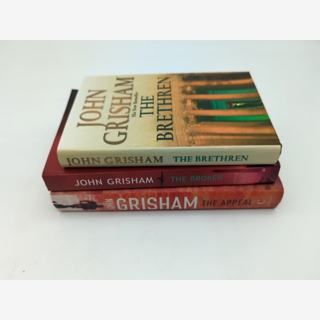 3x John Grisham Hardcover Bundle: The Appeal, The Broken, The Brethren by John Grisham — photo 3
