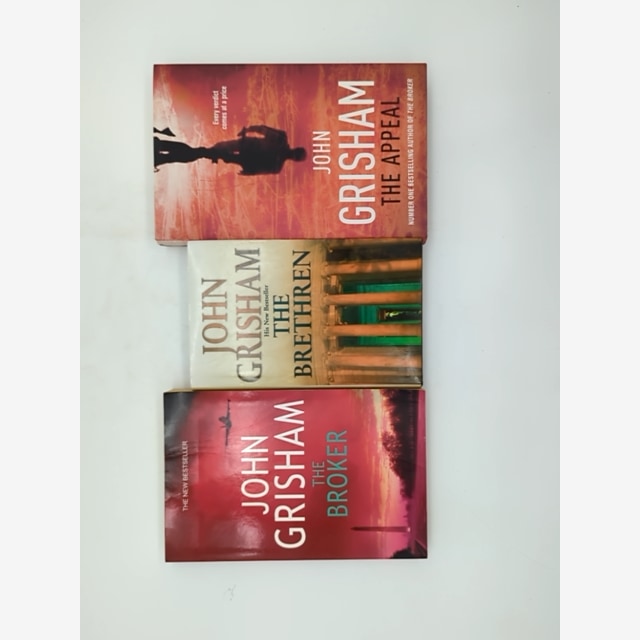 3x John Grisham Hardcover Bundle: The Appeal, The Broken, The Brethren by John Grisham — photo 5