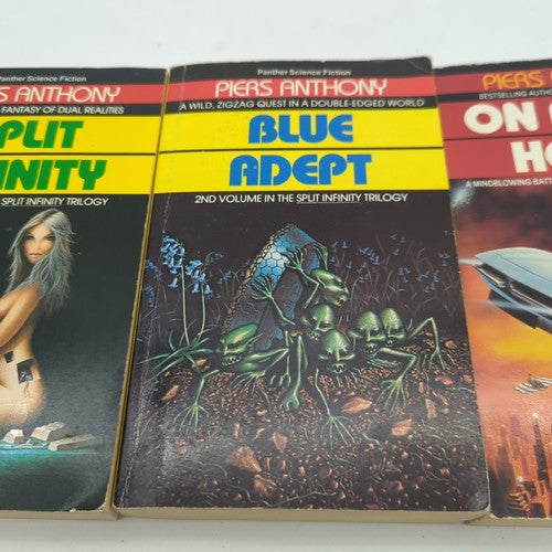 3x Piers Anthony Spilt Infinity Trilogy Science Fiction Bundle, Vintage Sci-Fi by Piers Anthony — photo 3