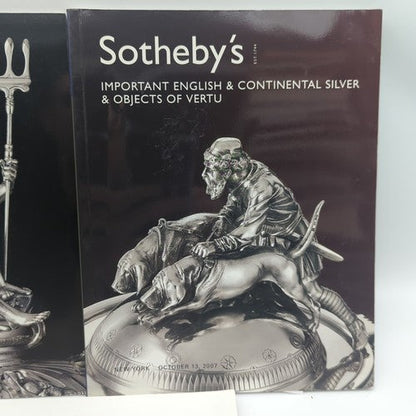 3x Sotheby's Auction Catalogues English Continental Silver, Russian Works of Art — photo 3