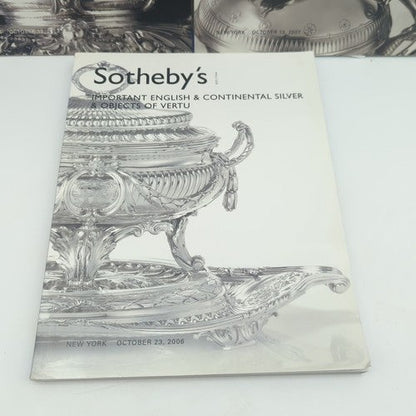 3x Sotheby's Auction Catalogues English Continental Silver, Russian Works of Art — photo 4