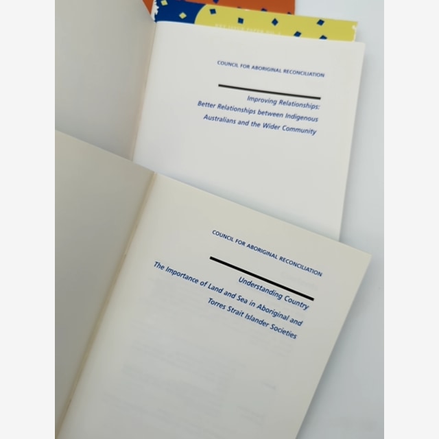 4x Aboriginal Reconciliation Key Issue Papers 1-4 by Council For Aboriginal Reconciliation — photo 3
