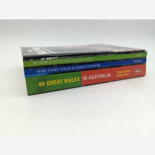 4x Australian Bush Walks Guides: Trails, Perth Outdoors, Southwest Bushwalks by Various — photo 2