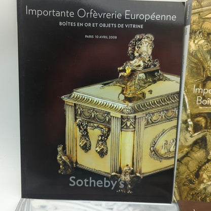 4x Sotheby's Auction Catalogues English Continental Silver,Objects Vertu 2008-09 — photo 2