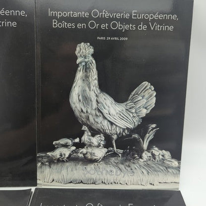 4x Sotheby's Auction Catalogues PARIS Importante Orfèvrerie Européenne 2009-2010 — photo 3