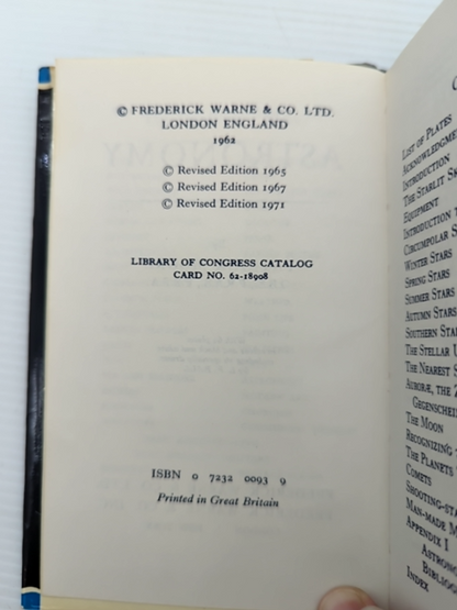 The Observer's Book Of Astronomy by Patrick Moore, Astronomy by Patrick Moore