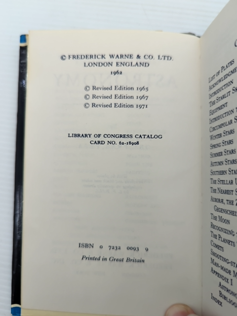 The Observer's Book Of Astronomy by Patrick Moore, Astronomy by Patrick Moore
