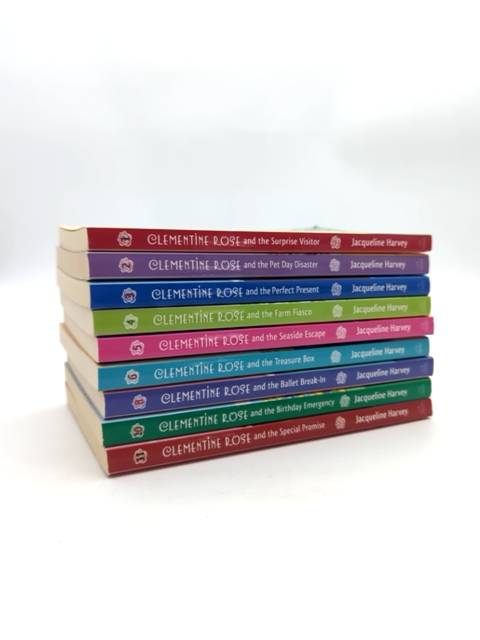 Jacqueline Harvey 9x Clementine Rose Junior Fiction Books by Jacqueline Harvey