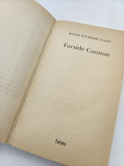 Farside Cannon by Roger MacBride Allen (Trade Paperback, 1989) 1st Edition by Roger Macbride Allen