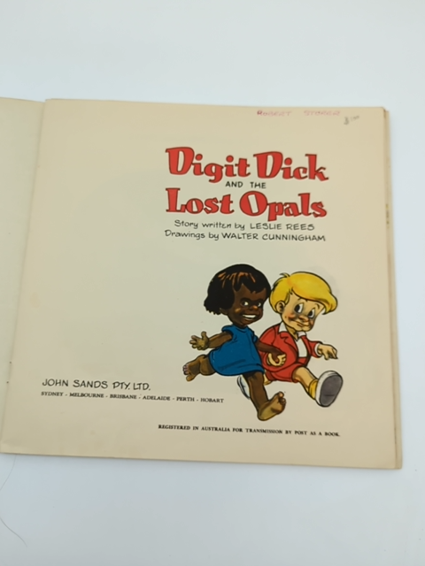 Digit Dick And The Lost Opals by Leslie Rees (Hardcover) 1st Ed, Rare Children's by Leslie Rees