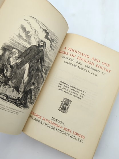 Thousand And One Gems Of English Poetry by Charles Mackay (Cloth, 1896) by Charles Mackay