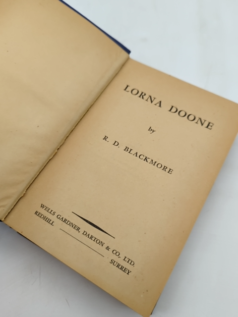 Lorna Doone by R D Blackmore (Cloth, 1946) Literature & Fiction by R D Blackmore