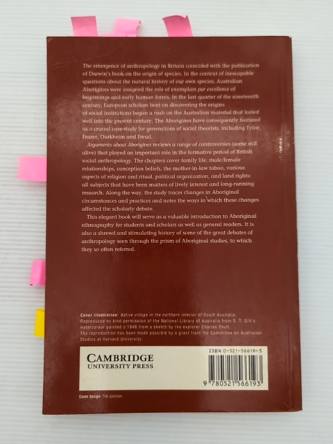 Arguments About Aborigines Australia And The Evolution Of Social Anthropology, L by L. R. Hiatt