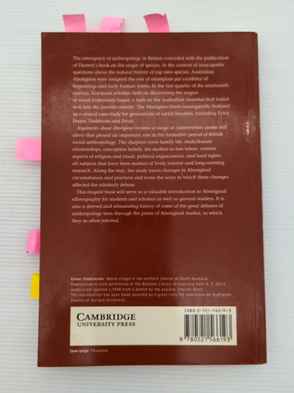 Arguments About Aborigines Australia And The Evolution Of Social Anthropology, L by L. R. Hiatt
