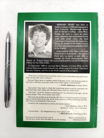 Irish Lives: The Irish in Western Australia by Bernard Neary, Australian History by Bernard Neary