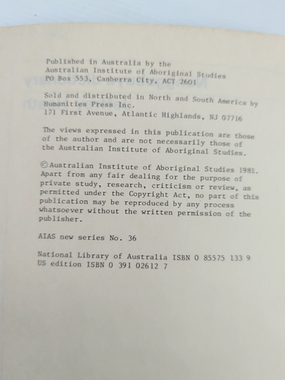 Nunggubuyu Dictionary by Jeffrey Heath, Aboriginal Language, Anthropology by Jeffrey Heath
