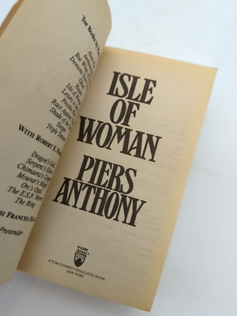 Isle of Woman by Piers Anthony (Paperback, 1994) Fantasy Sci-Fi by Piers Anthony