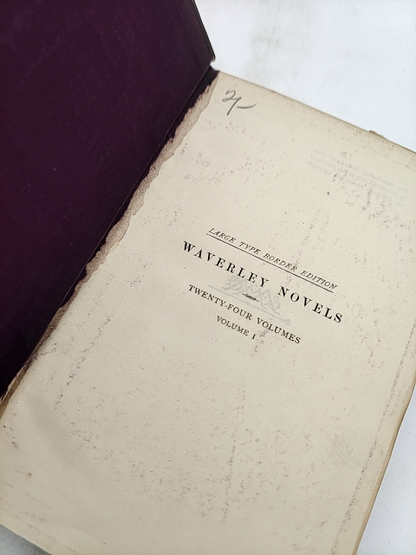 Waverley Novels by Andrew Lang (Cloth, 1901) Literature & Fiction by Andrew Lang