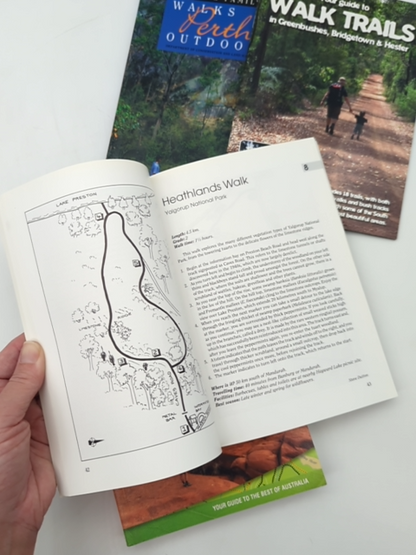 4x Australian Bush Walks Guides: Trails, Perth Outdoors, Southwest Bushwalks by Various