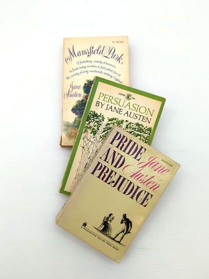 Jane Austen Paperback Bundle Pride and Prejudice; Persuasion; Mansfield Park by Jane Austen