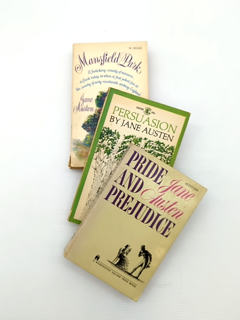 Jane Austen Paperback Bundle Pride and Prejudice; Persuasion; Mansfield Park by Jane Austen