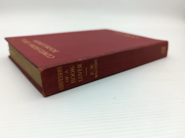 Confessions Of Book-lover by E Walter Walters (Cloth, 1913) Literature & Fiction by E Walter Walters