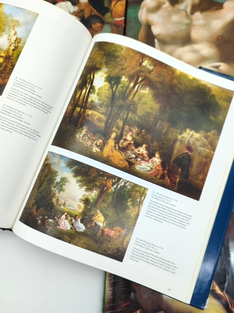 4x Masters Art Books: Michelangelo; Tintoretto; Antoine Wattean; Pieter Bruegel by Koneman