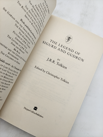 The Legend Of Sigurd And Gudrun by J. R. R. Tolkien (Hardcover, 2009) 1st Ed by J.R.R. Tolkien