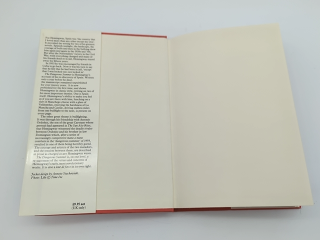 The Dangerous Summer by Ernest Hemingway (Hardcover, 1985) 1st Edition by Ernest Hemingway