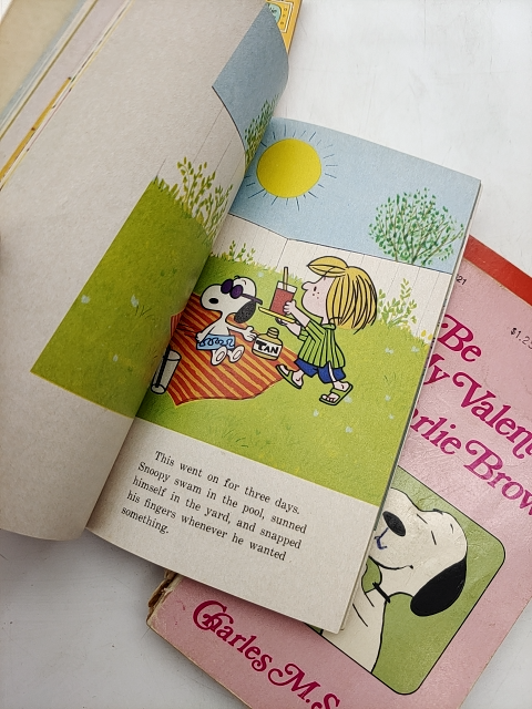 Charles M Schulz Paperback Bundle 5x Vintage Peanuts Paperbacks Snoopy Charli… by Charles M Schulz